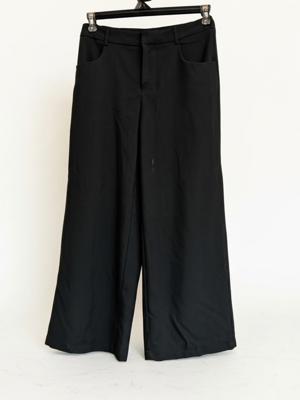 SHEIN Black Wide-Leg Dress Pants Womans SIZE PETITE XS